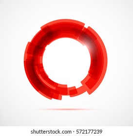Circle set. Vector illustration. Business Abstract Circle icon. Corporate, Media, Technology styles vector logo design template