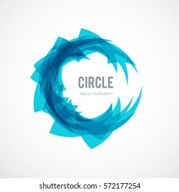 Circle set. Vector illustration. Business Abstract Circle icon. Corporate, Media, Technology styles vector logo design template
