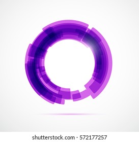 Circle set. Vector illustration. Business Abstract Circle icon. Corporate, Media, Technology styles vector logo design template
