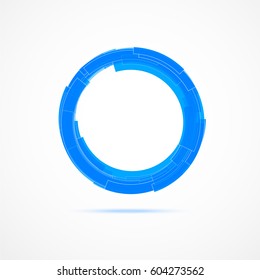Circle set. Vector illustration. Business Abstract Circle icon. Corporate, Media, Technology styles vector logo design template. transparent
