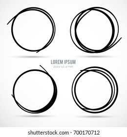 Circle set. Vector illustration. Business Abstract Circle icon. Corporate, Media, Technology styles vector logo design template