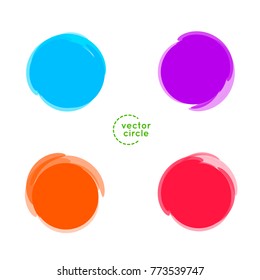 Circle set. Vector illustration. Business Abstract Circle icon. Corporate, Media, Technology styles vector logo design template. transparent