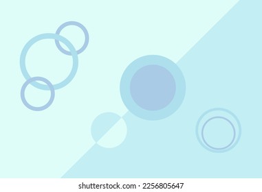 Circle settings background with blue color gradient.