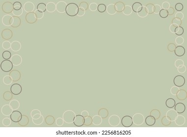 Circle settings background with brown color gradient.