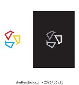 circle shape colored business logo