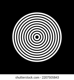 Circle Shape Composition for Background, Website, Ornate, Decoration, or Graphic Design Element. Vector Illustration