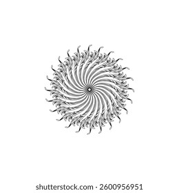 Circle Shape Engraving ornament, Vintage Baroque Victorian Style, Artistic Mandala, can use for Decoration, Interior, Wallpaper, Fashion, Carpet, Fabric, Ornate, or Graphic Design Element. Vector 