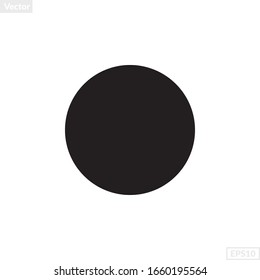 circle shape illustration vector graphic. basic shape perfect for preschool learning for children and good for mathematics and any purposes.