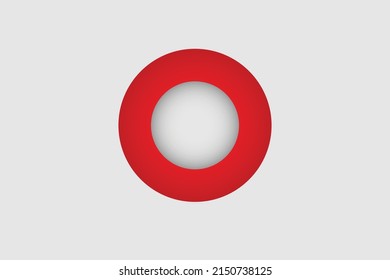 Ringform für das Symbol der indonesischen Flagge