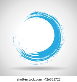Circle Shape - Isolated On Gray Background - Vector Illustration, Graphic Design 