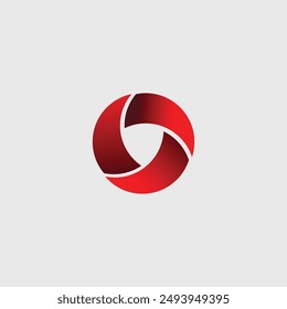 Circle, circle shape, lens, optic, shutter, zoom logo template