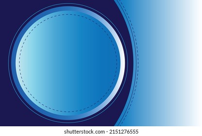 circle shape and line blue background. The background can be used for  your creative designs. Vector illustration design for presentation, banner, cover, website, flyer, card, poster, wallpaper