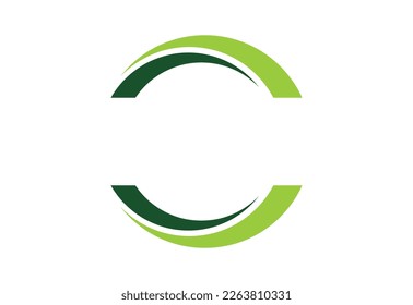 Circle shape logo design, Vector illustration