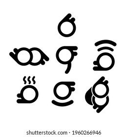 circle shape logo vector design and unique template
