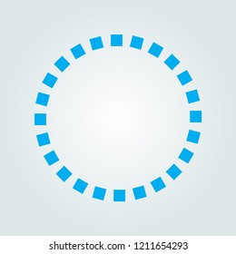 Circle shape for ornament logo emblem background