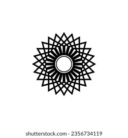 Circle Shape Ornamental, Artistic and Memorable, can use for Logo Gram, Art Decoration, Ornate, Background, or Graphic Design Element. Vector Illustration