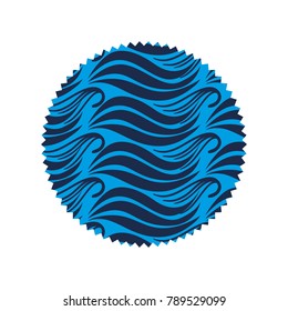 circle shape pattern waves backgrund