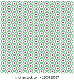 
Circle Shape Rose Design Abstrakt für Textilien.