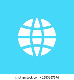 Circle shaped planet globe planet earth