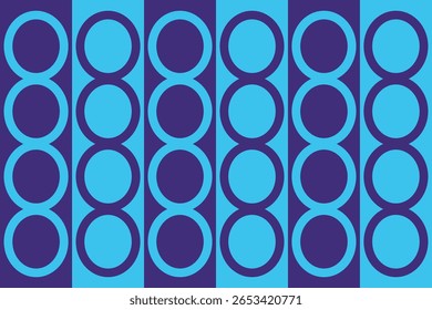 Circle Shapes and Designs Blue Colors Geometric Pattern Abstract Background Geometric Background