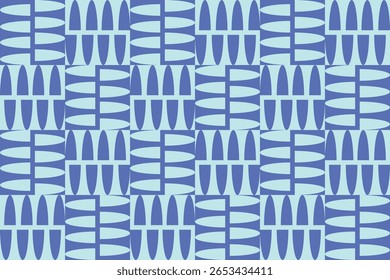 Circle Shapes and Designs Blue Colors Geometric Pattern Abstract Background Geometric Background