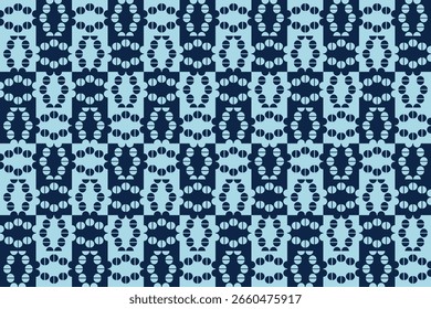 Circle Shapes and Designs Blue Colors Geometric Pattern Abstract Background Geometric Background