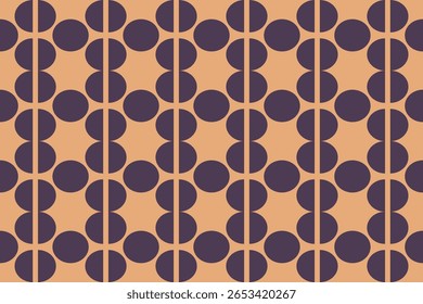Circle Shapes and Designs Brown Colors Geometric Pattern Abstract Background Geometric Background