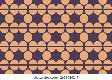 Formas de Círculo e Designs Cores Marrom Padrão Geométrico Fundo Abstrato Fundo Geométrico