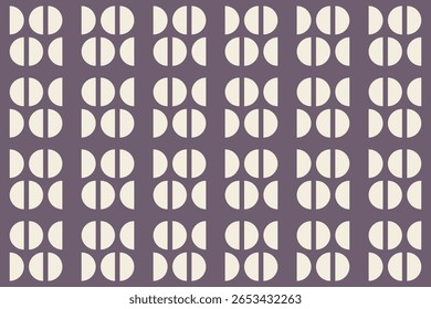 Formas de Círculo e Designs Cores Marrom Padrão Geométrico Fundo Abstrato Fundo Geométrico