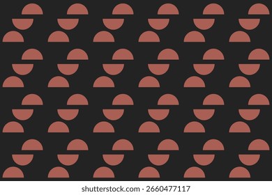 Formas y Diseños de círculo Colores marrones Patrón geométrico Fondo Abstractas Fondo geométrico