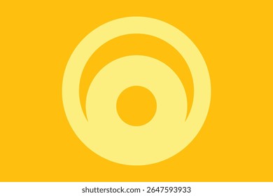 Formas de Círculo e Designs Cor Laranja Padrão Geométrico Fundo Abstrato Fundo Geométrico