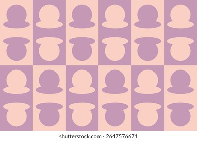 Circle Shapes and Designs Purple Colors Geometric Pattern Abstract Background Geometric Background