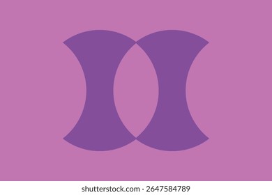 Cirkelvormen en ontwerpen Paarse kleuren Geometrisch patroon Abstracte achtergrond Geometrische achtergrond