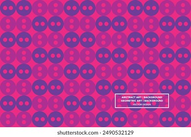 Circle Shapes and Designs Purple and Red Colors Geometric Pattern Abstract Pattern Seamless Pattern