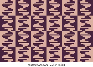 Circle Shapes and Designs Red Colors Geometric Pattern Abstract Background Geometric Background