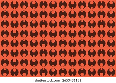 Formas y Diseños de círculo Colores rojos Patrón geométrico Fondo Abstractas Fondo geométrico