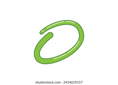 Circle Shapes Highlight Note Sticker Design