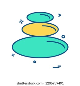 Circle shapes icon design vector