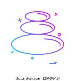 Circle shapes icon design vector