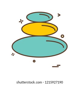 Circle shapes icon design vector