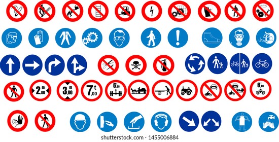 Circle sign set vector desing icon symbol