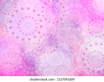 Circle silhouettes on colorful background. Vector illustration.
