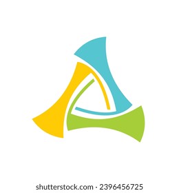 circle simple design construction vector logo