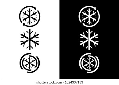 Circle snow concept. Very suitable in various business purposes, also for icon, symbol, logo and many more.