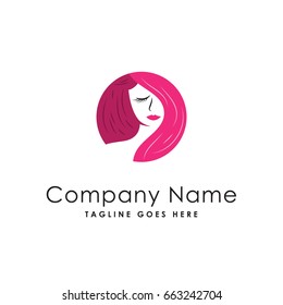 circle spa beauty logo template