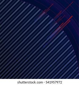 Circle Space Abstract Background