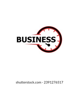 Circle Speedometer Logo Design, Stock vector logo racing logotype element for template.