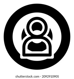 Circle Sphere Bulb Document Flat Icon Isolated On White Background Flat Icon Isolated On White Background