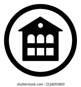 Bombilla De Esfera Círculo Documento Icono Plano Aislado En Fondo Blanco Icono Plano Aislado En Fondo Blanco