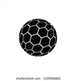 Circle sphere hexagon logo